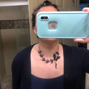 Black Butterfly Necklace